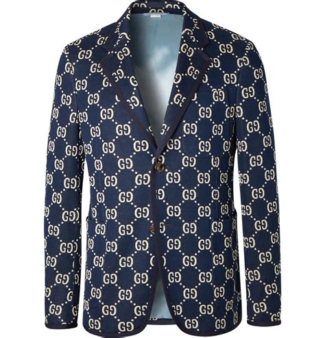 blue gucci blazer